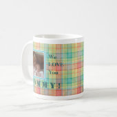 Mit mir gehen Mama, Gedicht, Calligraphied Kaffeetasse (Vorderseite Links)