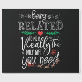 Mit mir in Beziehung zu sein, ist wirklich das Ein Geschenkpapier (Flach)