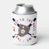 Mit mir ins Baseball-Spiel - GLS Dosenkühler (Kanne Vorderseite)