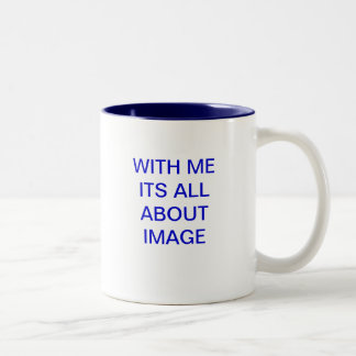 MIT MIR SEIN GANZ UNGEFÄHR BILD ZWEIFARBIGE TASSE