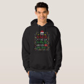 Mit mir verwandt sein - Funny Christmas Family Mat Hoodie (Vorne ganz)