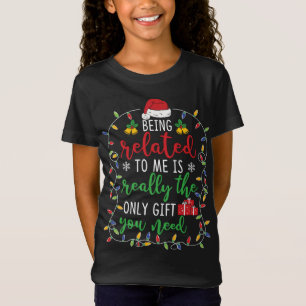 Mit mir verwandt sein - Funny Christmas Family Mat T-Shirt