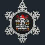 Mit mir verwandt zu sein ist das wirklich einzige  schneeflocken Zinn-Ornament<br><div class="desc">Mit mir verwandt zu sein ist das wirklich einzige Geschenk,  das du brauchst</div>