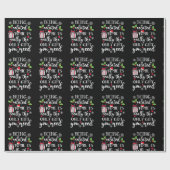 Mit mir verwandt zu sein ist wirklich das einzige  geschenkpapier (Flach)