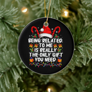 Mit mir verwandt zu sein, ist wirklich das einzige keramik ornament