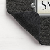 Mit Monogramm 3-Buchstaben-Führungskraft für Männe Mousepad (Ecke)