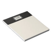 Mit Monogramm 3-Buchstaben-Führungskraft für Männe Notizblock (angewinkelt)