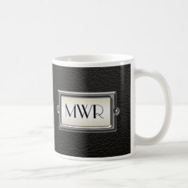 Mit Monogramm 3-Buchstaben-Führungskraft Männer Pe Kaffeetasse