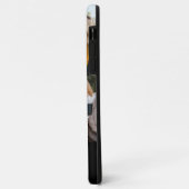 Mit Monogramm 5 FotoCollage Schwarz Case-Mate iPhone Hülle (Hinten/Links)