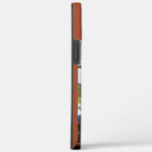 Mit Monogramm 5 Fotomaterial Burnt Orange Case-Mate iPhone Hülle (Rückseite / Rechts)