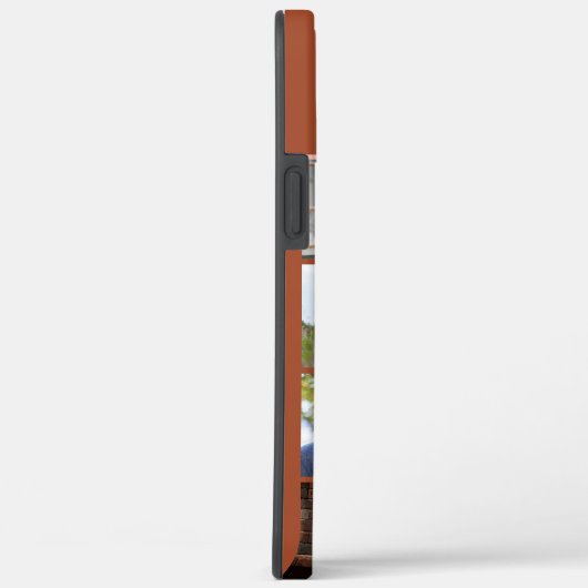 Mit Monogramm 5 Fotomaterial Burnt Orange Case-Mate iPhone Hülle (Rückseite / Rechts)