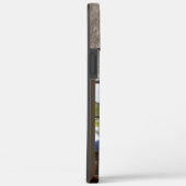 Mit Monogramm 6 Fotomaterial Braunholz Case-Mate iPhone Hülle (Rückseite / Rechts)