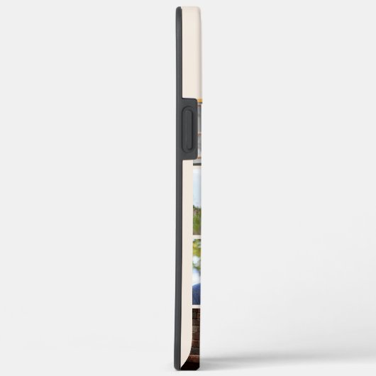 Mit Monogramm 6 Fotomaterial Creme Yellow Case-Mate iPhone Hülle (Rückseite / Rechts)