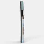 Mit Monogramm 7 FotoCollage auf Grün Case-Mate iPhone Hülle (Hinten/Rechts)