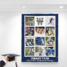 Mit Monogramm Abschluss Multi-FotoCollage