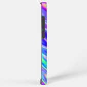 Mit Monogramm Abstrakte Holografie Samsung Galaxy Hülle (Rechte Seite)