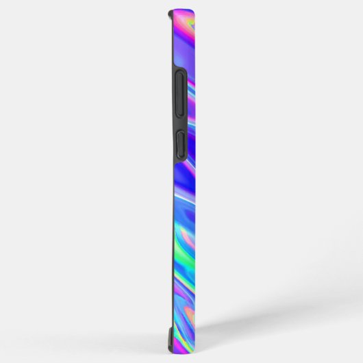 Mit Monogramm Abstrakte Holografie Samsung Galaxy Hülle (Rechte Seite)