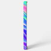 Mit Monogramm Abstrakte Holografie Samsung Galaxy Hülle (Linke Seite)