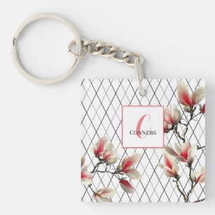Mit Monogramm Acryl-Schlüsselanhänger Schlüsselanhänger