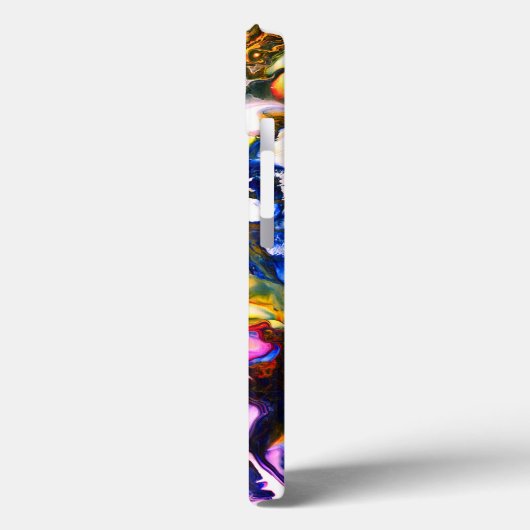 Mit Monogramm Agate Fluid Art Personalisiert Case-Mate iPhone Hülle (Rückseite / Links)