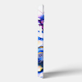 Mit Monogramm Agate Fluid Art Personalisiert Case-Mate iPhone Hülle (Rückseite / Rechts)