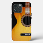 Mit Monogramm akustische Gitarre Case-Mate iPhone Hülle (Rückseite)