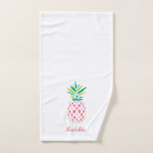 Mit Monogramm Ananas Badhandtuch Set (Handtuch)