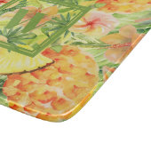 Mit Monogramm Ananas Schneidebrett (Ecke)