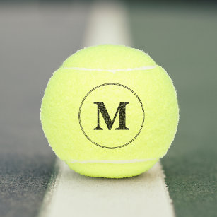 Mit Monogramm Anfänge des personalisierten Spieler Tennisbälle
