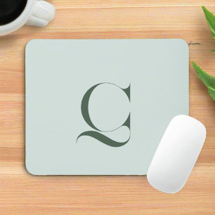 Mit Monogramm Anfangsname für benutzerdefinierte K Mousepad