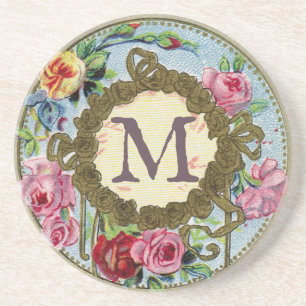 Mit Monogramm Antike Getränkeuntersetzer
