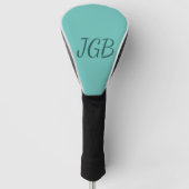 Mit Monogramm Aquamarin oder Farbe auswählen Golf Headcover (Vorderseite)