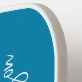 Mit Monogramm Aquamarines Pickleball Paddel Schläger (Linke Seite)