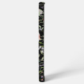 Mit Monogramm Aquarellfarben - Wildblume Wiese Samsung Galaxy Hülle (Linke Seite)