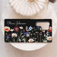 Mit Monogramm Aquarellfarben - Wildblume Wiese
