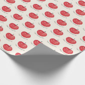 Mit Monogramm Aquarellfarbendarstellung Geschenkpapier (Ecke)