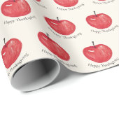 Mit Monogramm Aquarellfarbendarstellung Geschenkpapier (Rolleneckpunkt)