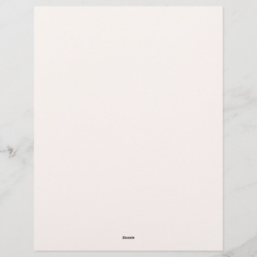 Mit Monogramm Aquarellgarten Wildblume Briefbogen (Rückseite)