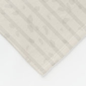 Mit Monogramm Aquarellrot-Blume Fleecedecke (Ecke)