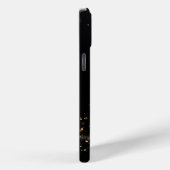 Mit Monogramm ästhetischer Glitzer Case-Mate iPhone Hülle (Rückseite / Rechts)