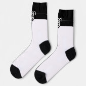 MIT MONOGRAMM B SOCKEN (Linkes Detail)