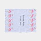 Mit Monogramm Babydecke Fleecedecke (Vorderseite (Horizontal))
