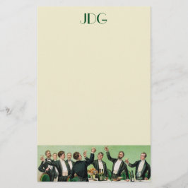 Mit Monogramm Bachelor Stationery Briefpapier
