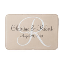 Mit Monogramm Bademantel