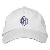 Mit Monogramm Baseballhut Bestickte Baseballkappe (Vorderseite)