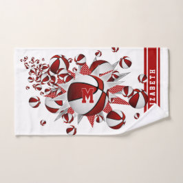 mit Monogramm Basketball-Stars Handtuch