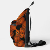 Mit Monogramm Basketballmuster Crossbody Bag (Rechts)