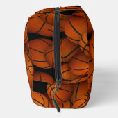 Mit Monogramm Basketballmuster Waschbeutel (Rechts)