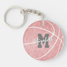 mit Monogramm Basketballsack-Anhänger für Mädchen