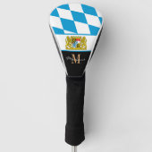 Mit Monogramm Bavaria Golf Covers, Bayerische Flag Golf Headcover (Vorderseite)
